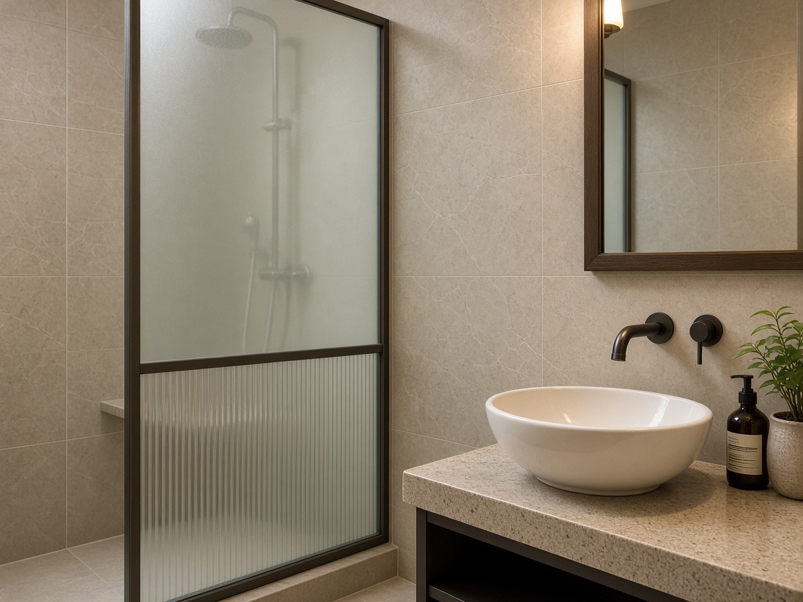 Bathroom Glass Partition in Kharar