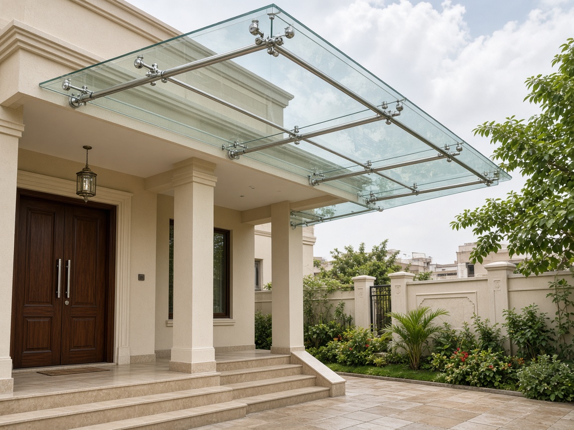 Glass Canopy & Awning installation in Kharar and Mohali