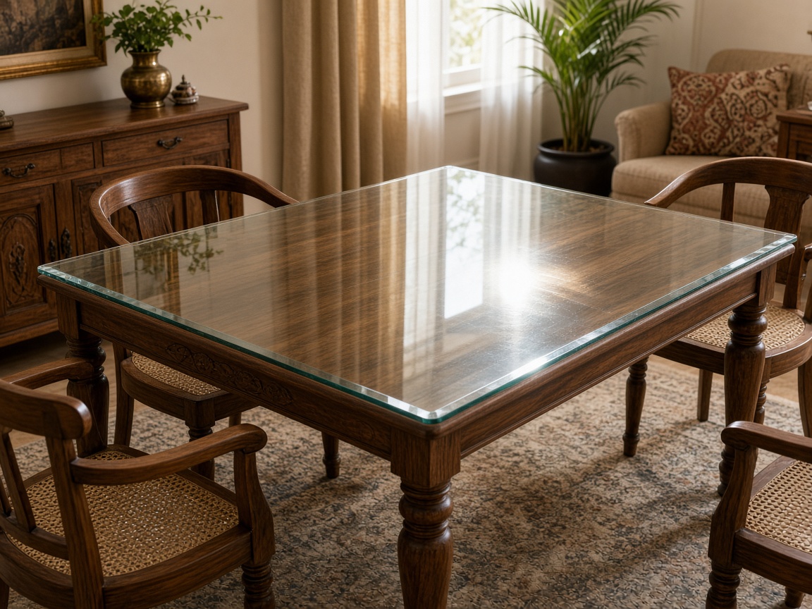 Glass Table Tops installation in Kharar and Mohali